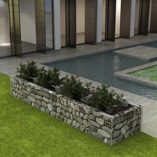 vidaXL vidaXL Gabion Raised Bed Steel 360x90x100 cm - Raised Beds