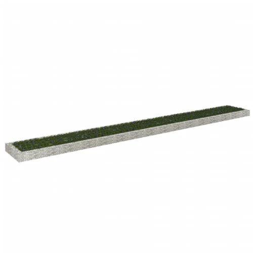 vidaXL vidaXL Gabion Raised Bed Galvanised Steel 100x100x20 cm - Raised Beds