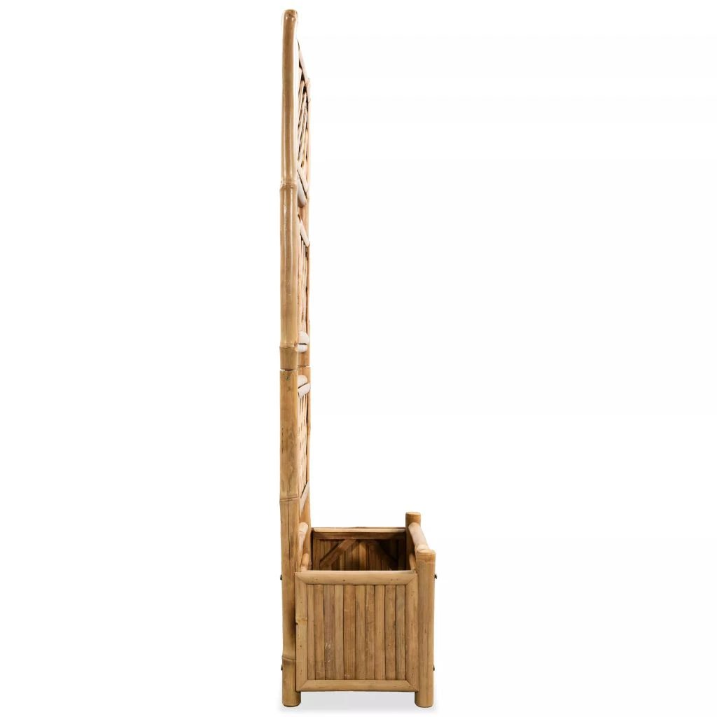 vidaXL Garden Raised Bed with Trellis Bamboo 40 cm by vidaXL