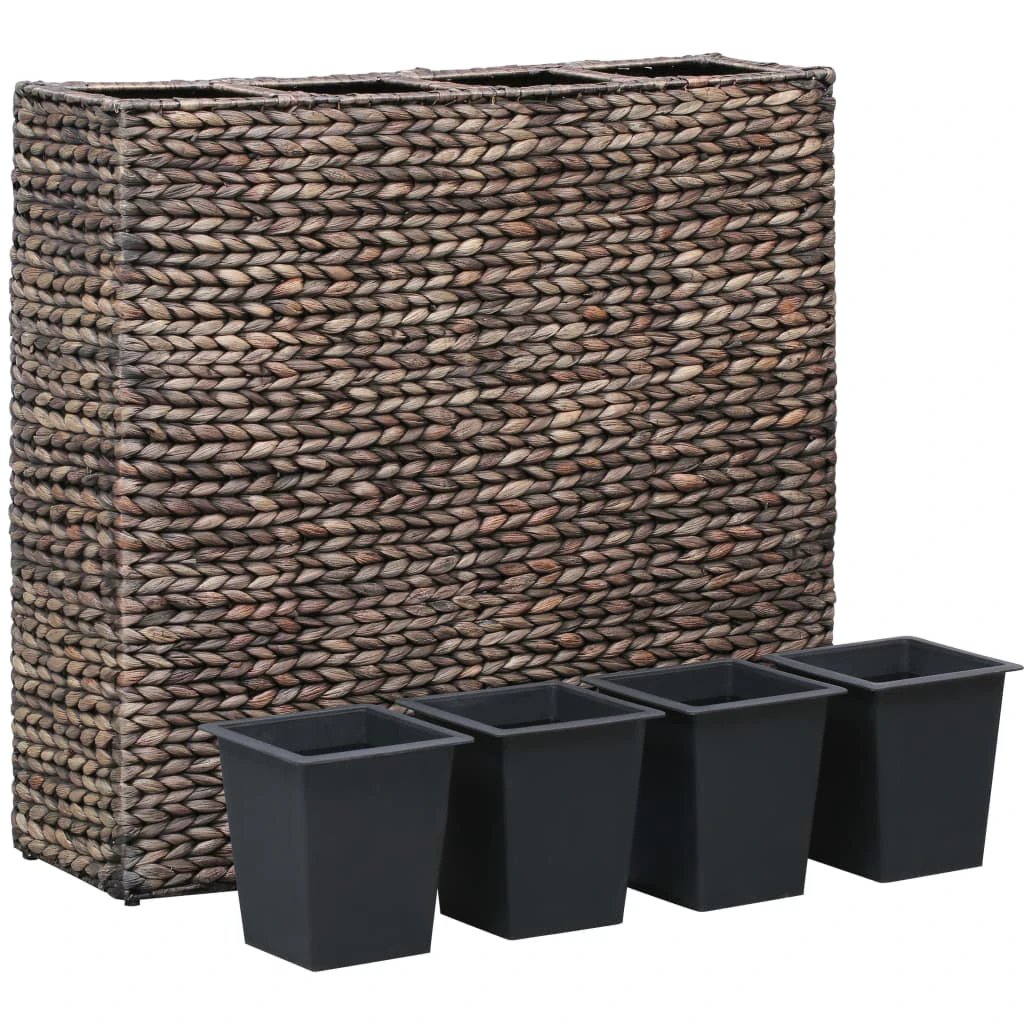 vidaXL Raised Bed with 4 Pots Water Hyacinth - Raised Beds