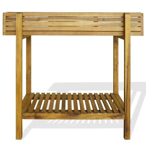 vidaXL Raised Garden Raised Bed Solid Acacia Wood and Zinc - Raised Beds