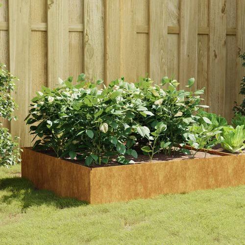 vidaXL Garden Raised Bed 100x100x41 cm Corten Steel by vidaXL