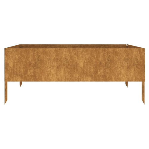 vidaXL Garden Raised Bed 100x100x41 cm Corten Steel by vidaXL