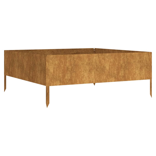 vidaXL Garden Raised Bed 100x100x41 cm Corten Steel by vidaXL