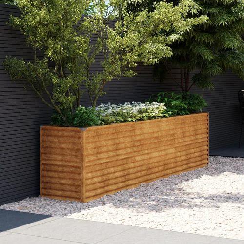 vidaXL Garden Raised Bed 291x50x69 cm Corten Steel by vidaXL