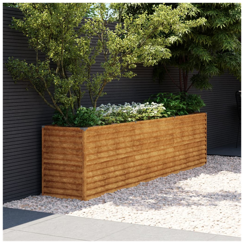 vidaXL Garden Raised Bed 291x50x69 cm Corten Steel by vidaXL