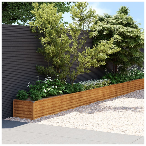 vidaXL vidaXL Garden Raised Bed 770x50x36 cm Corten Steel - Raised Beds