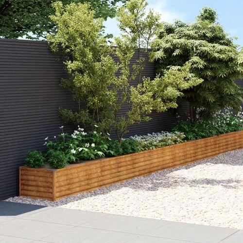 vidaXL vidaXL Garden Raised Bed 960x50x36 cm Corten Steel - Raised Beds