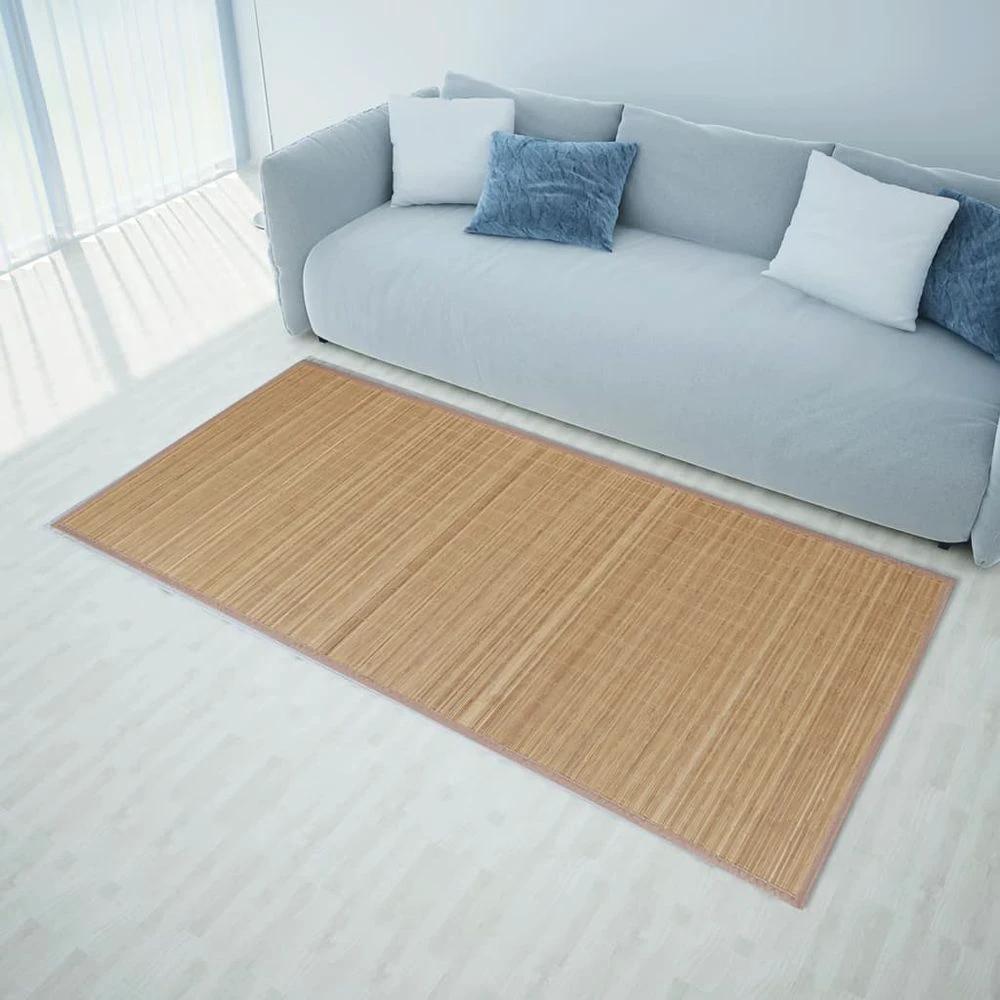 Rug Bamboo 100x160 cm Natural vidaXL by vidaXL