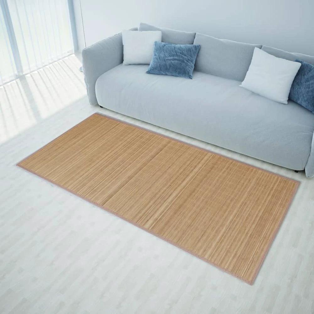 Rug Bamboo 100x160 cm Natural vidaXL by vidaXL
