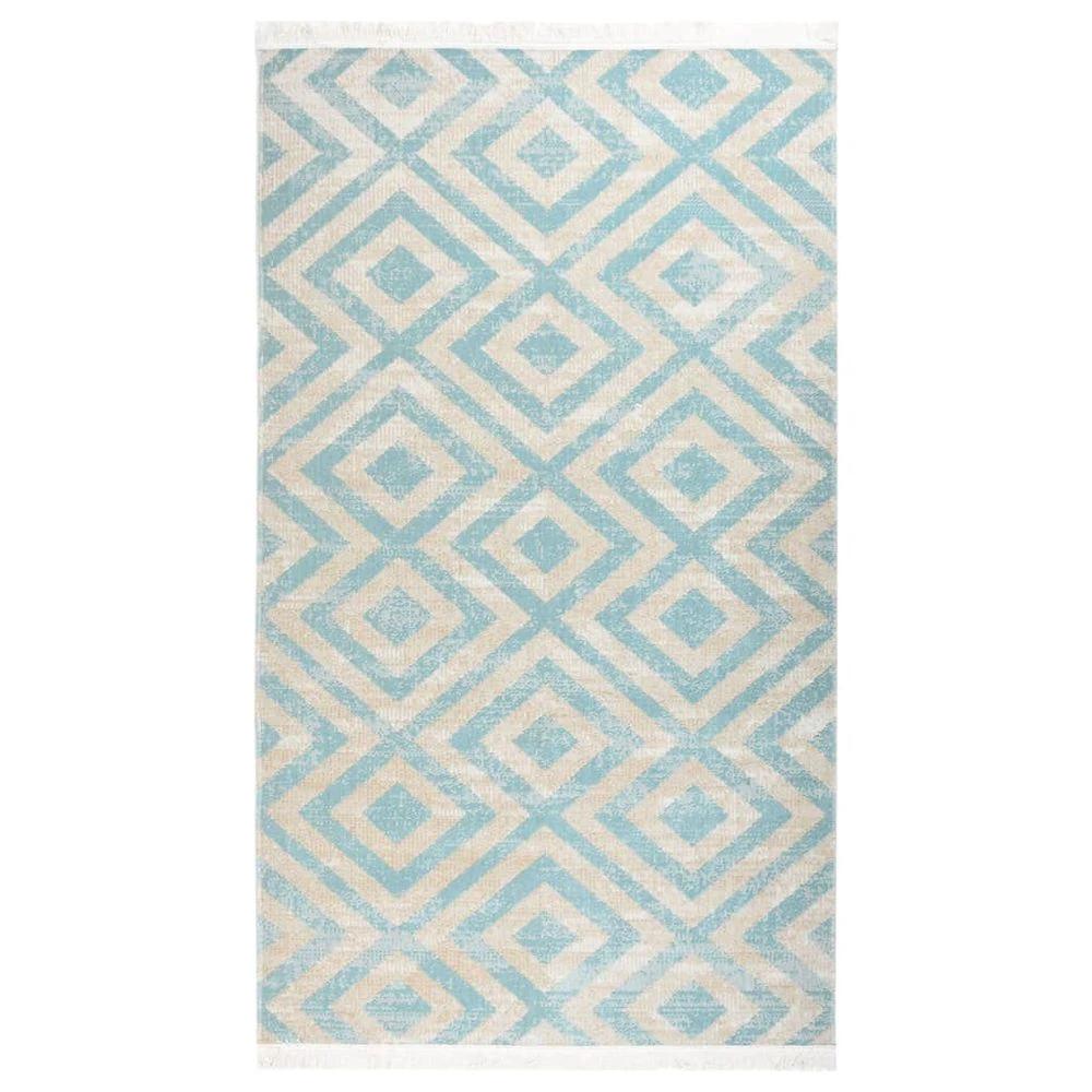 vidaXL Outdoor Rug Flatweave vidaXL 80x150 cm Yellow - Uncategorized Rug