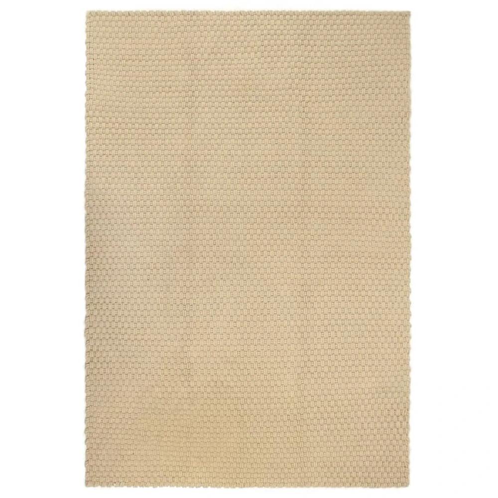 vidaXL Rug Rectangular Natural 80x160 cm vidaXL Cotton by vidaXL