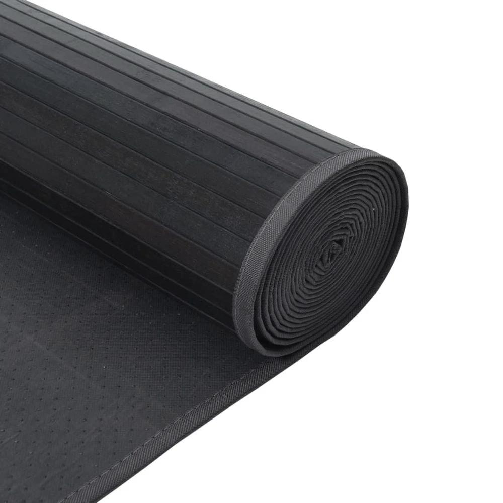 vidaXL Rug Rectangular Grey60x100 cm vidaXL Bamboo - Uncategorized Rug