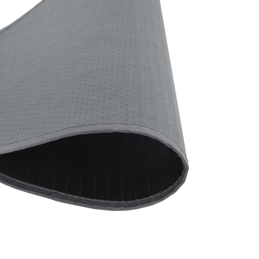 vidaXL Rug Round Grey60 cm Bamboo by vidaXL