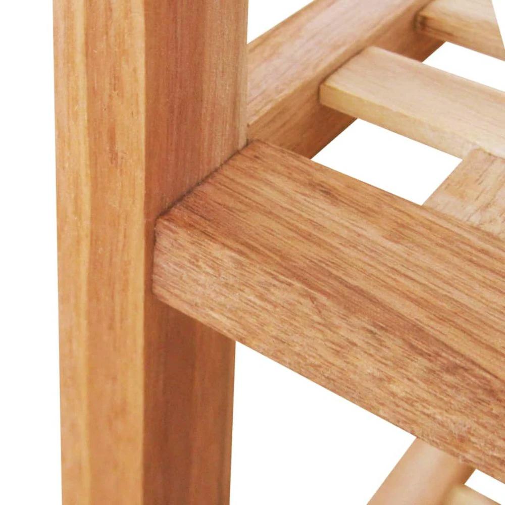 Shoe Rack Solid Walnut Wood vidaXL 69x26x40 cm by vidaXL
