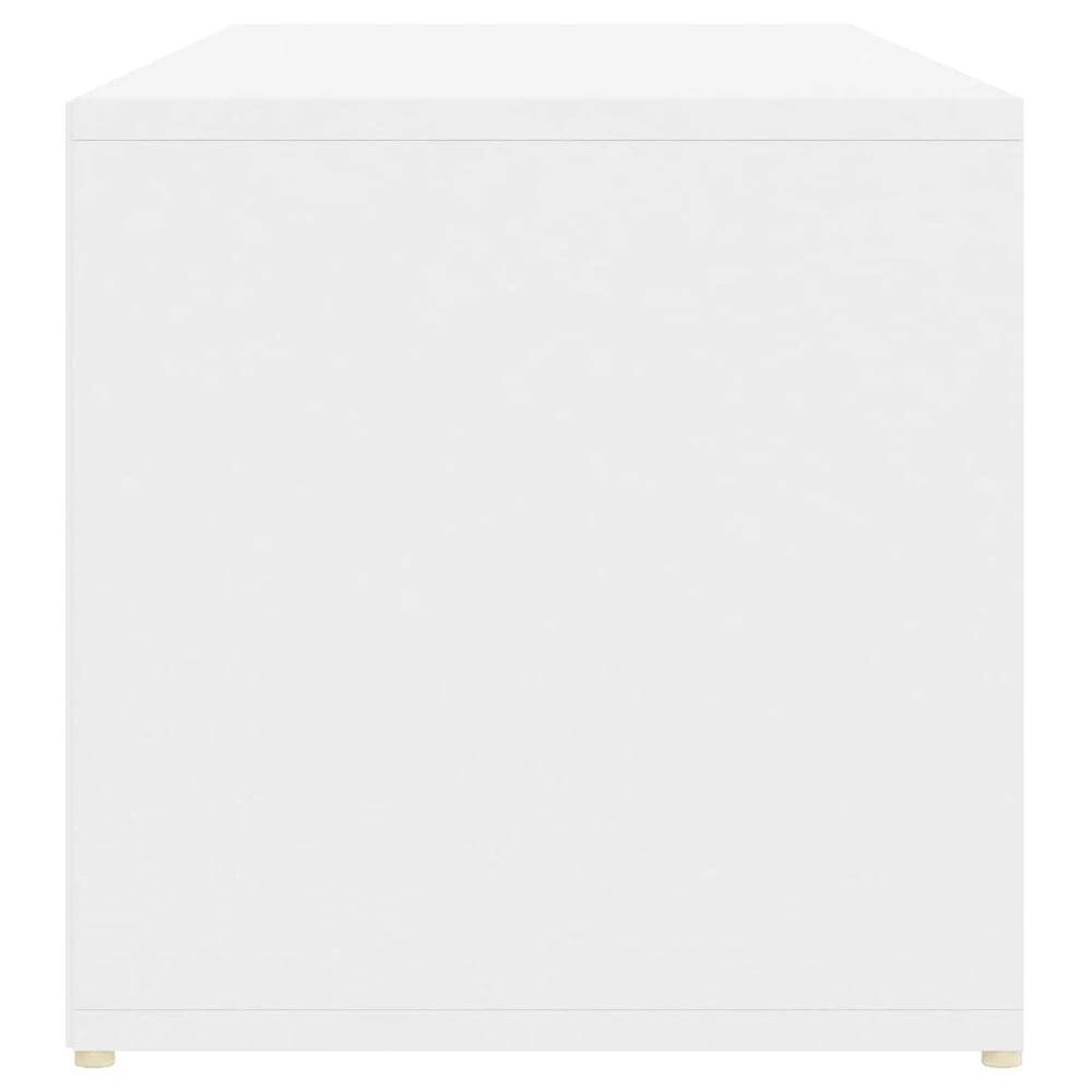 vidaXL vidaXL Shoe Storage Bench White 105x35x35 cm Engineered Wood - Uncategorized Shoe Storage