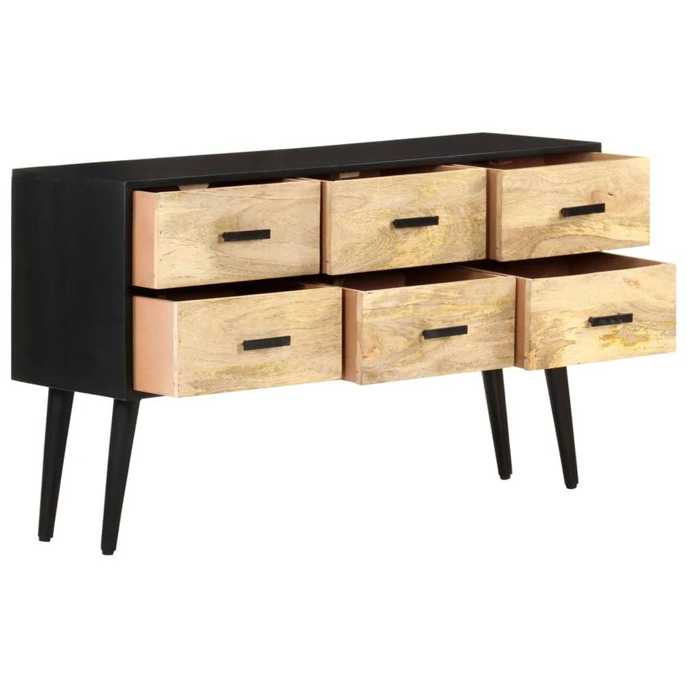 Sideboard 110x33x64 cm vidaXL Solid Mango Wood by vidaXL