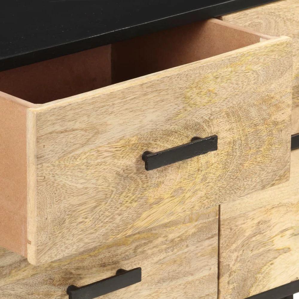 Sideboard 110x33x64 cm vidaXL Solid Mango Wood by vidaXL