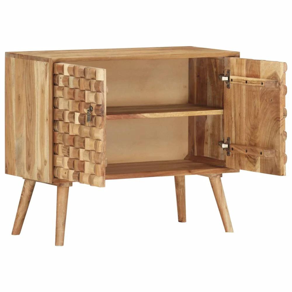 Sideboard 75x35x65 cm vidaXL Solid Acacia Wood by vidaXL