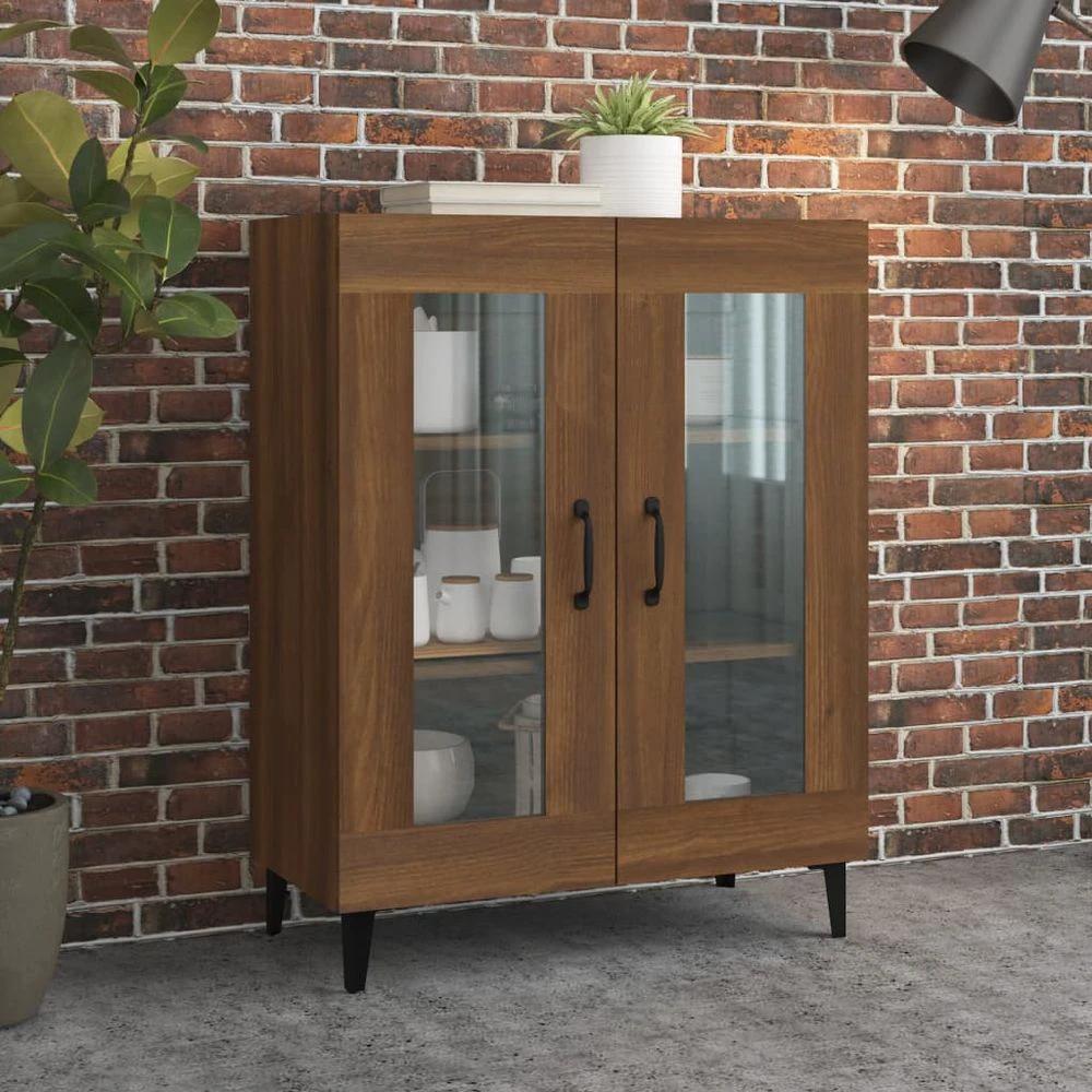 Sideboard Brown Oak 69.5x34x90 cm vidaXL Engineered Wood by vidaXL