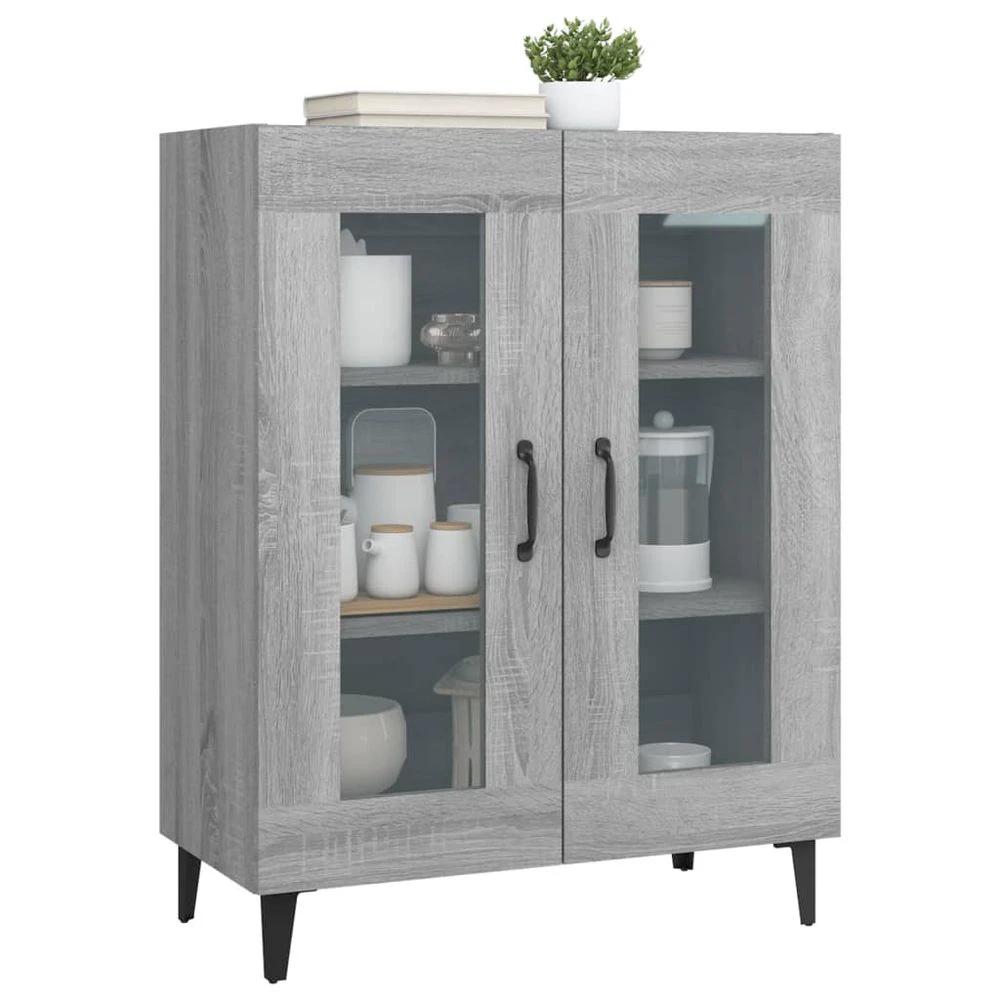 Sideboard Grey Sonoma 69.5x34x90 cm vidaXL Engineered Wood by vidaXL