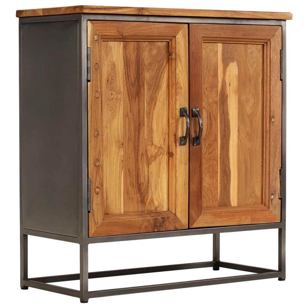 Sideboard Recycled Teak and Steel vidaXL 65x30x70 cm by vidaXL