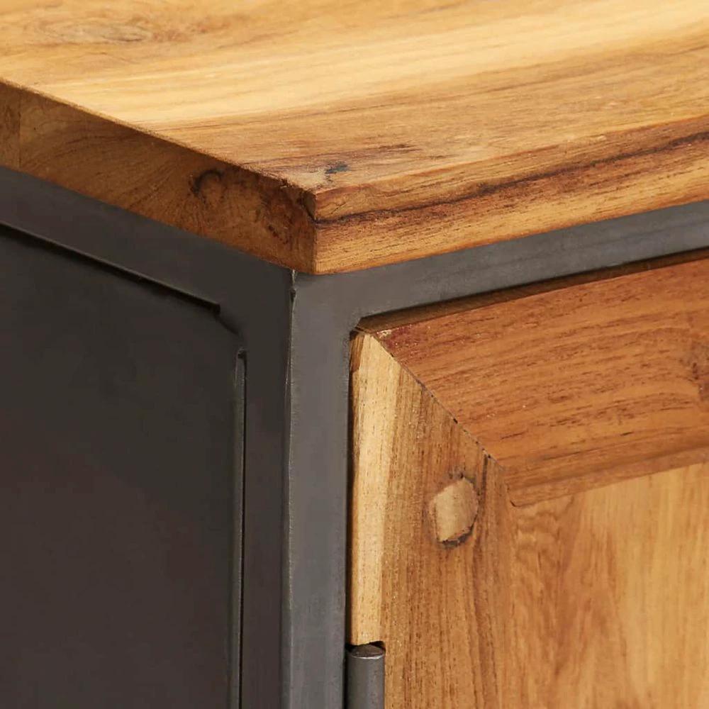 Sideboard Recycled Teak and Steel vidaXL 65x30x70 cm by vidaXL