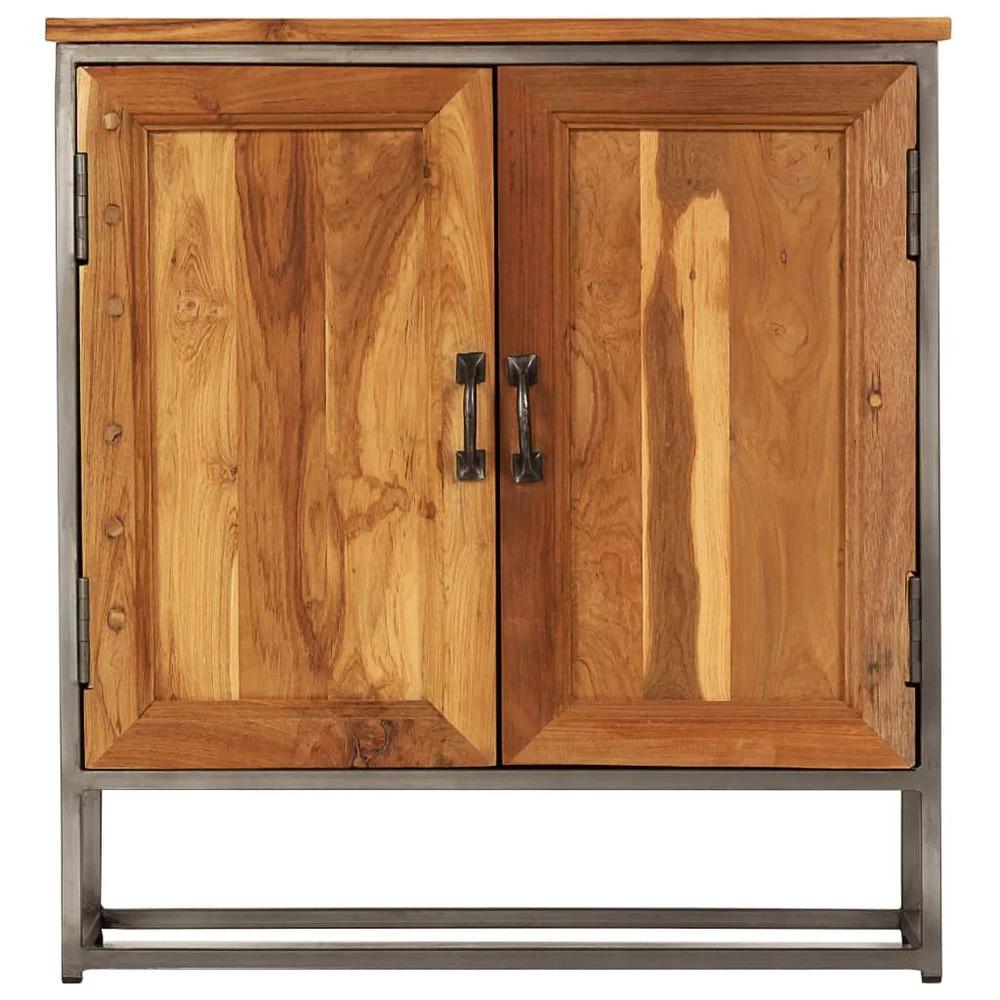 Sideboard Recycled Teak and Steel vidaXL 65x30x70 cm by vidaXL