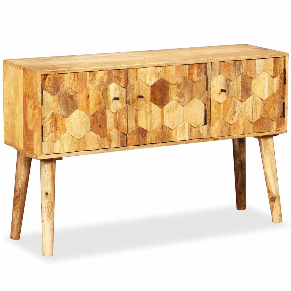Sideboard Solid Mango Wood vidaXL 118x35x75 cm by vidaXL
