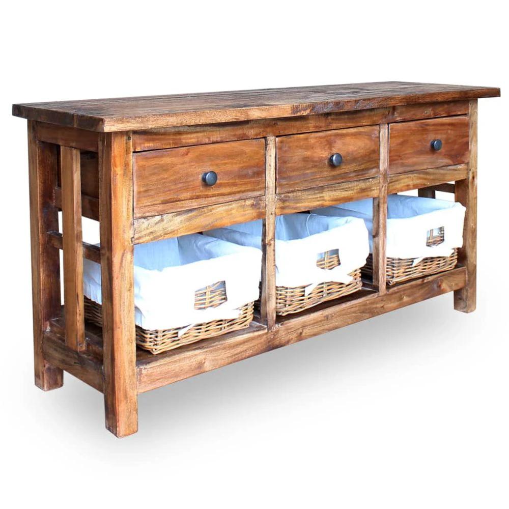 Sideboard Solid Reclaimed Wood vidaXL 100x30x50 cm by vidaXL