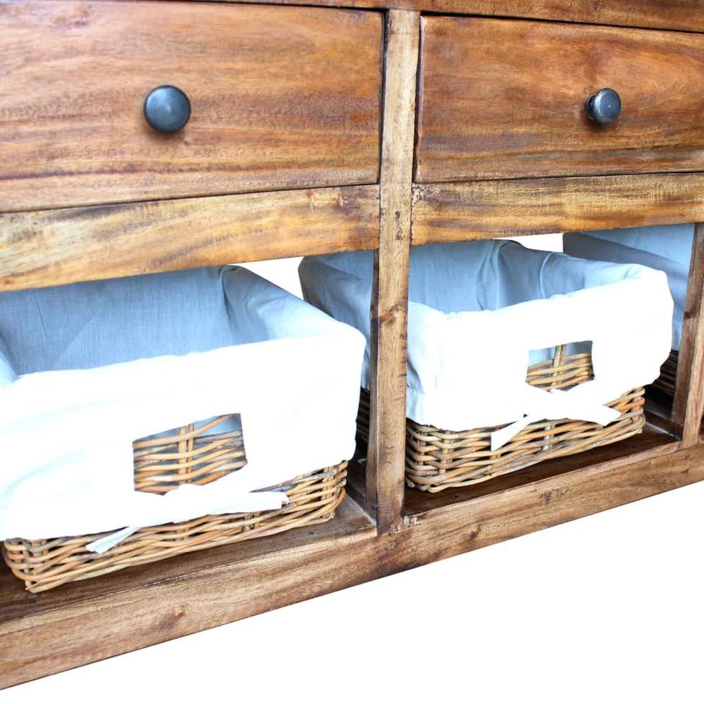 Sideboard Solid Reclaimed Wood vidaXL 100x30x50 cm by vidaXL