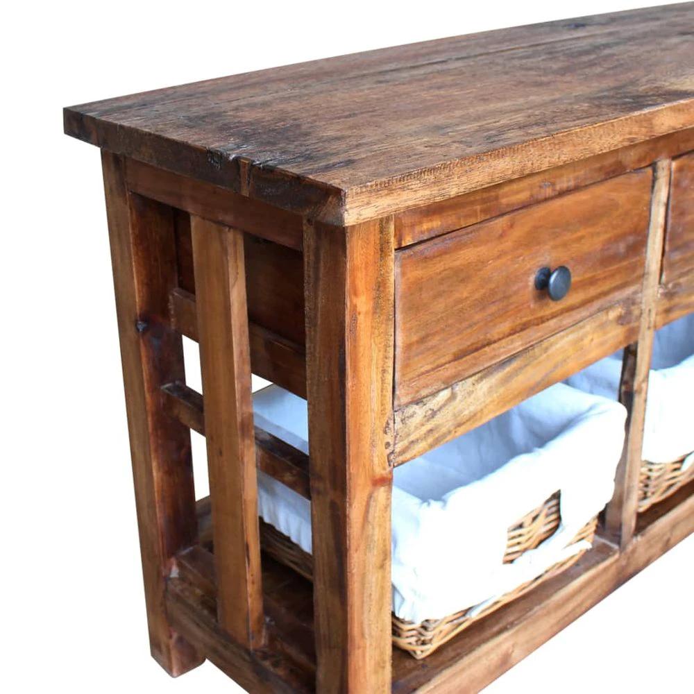 Sideboard Solid Reclaimed Wood vidaXL 100x30x50 cm by vidaXL