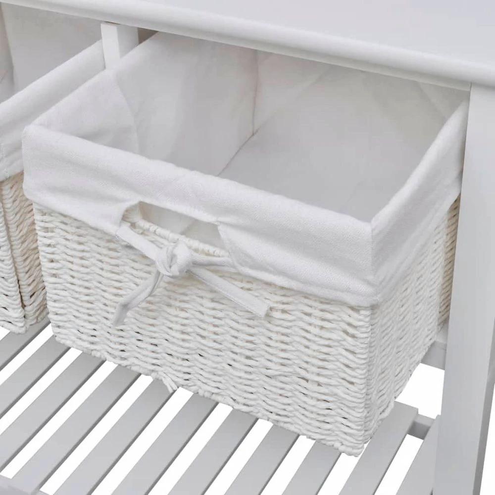 Storage Sideboard White vidaXL Home Decor by vidaXL