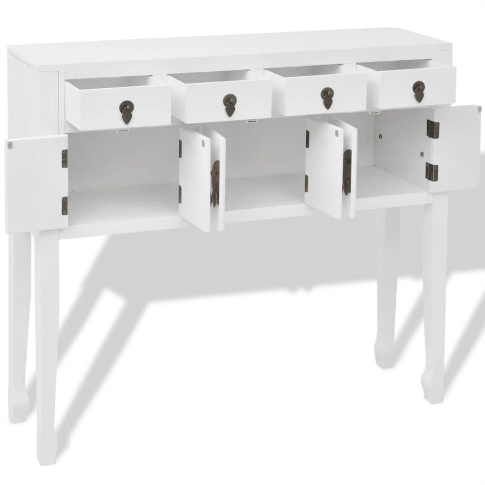 vidaXL Sideboard Chinese Style Solid Wood White by vidaXL
