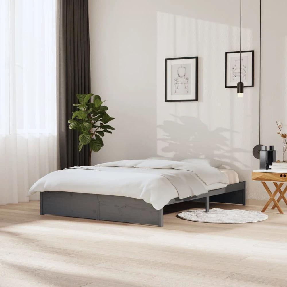 Bed Frame Solid Wood vidaXL 75x190 cm Small Single by vidaXL