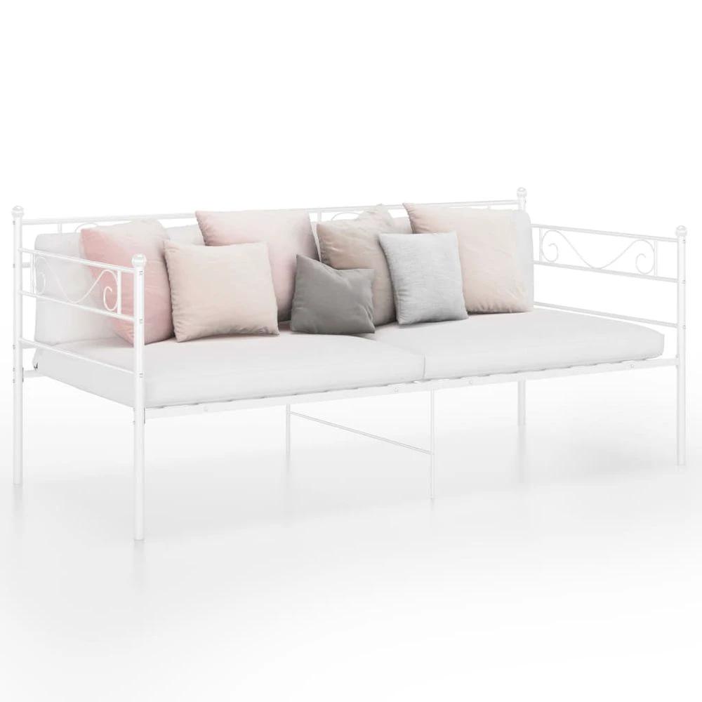 vidaXL Sofa Bed Frame Black Metal 90x200 cm by vidaXL