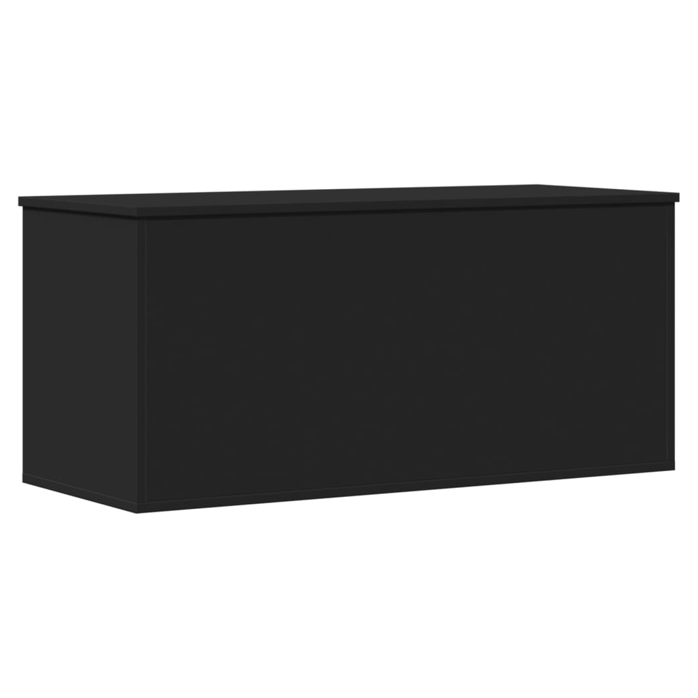vidaXL Storage Box Black 100x42x46 cm vidaXL Engineered Wood - Uncategorized Storage Box