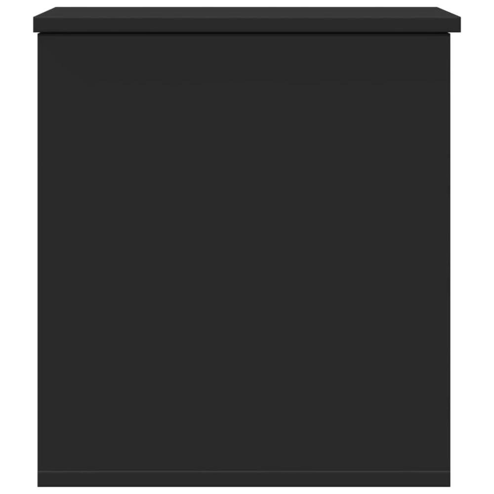 Storage Box Black 40x42x46 cm vidaXL Engineered Wood by vidaXL
