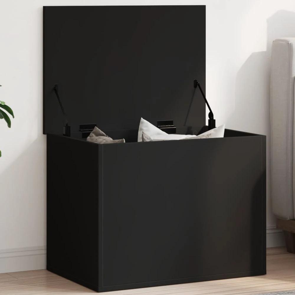 vidaXL Storage Box Black 60x42x46 cm vidaXL Engineered Wood - Uncategorized Storage Box