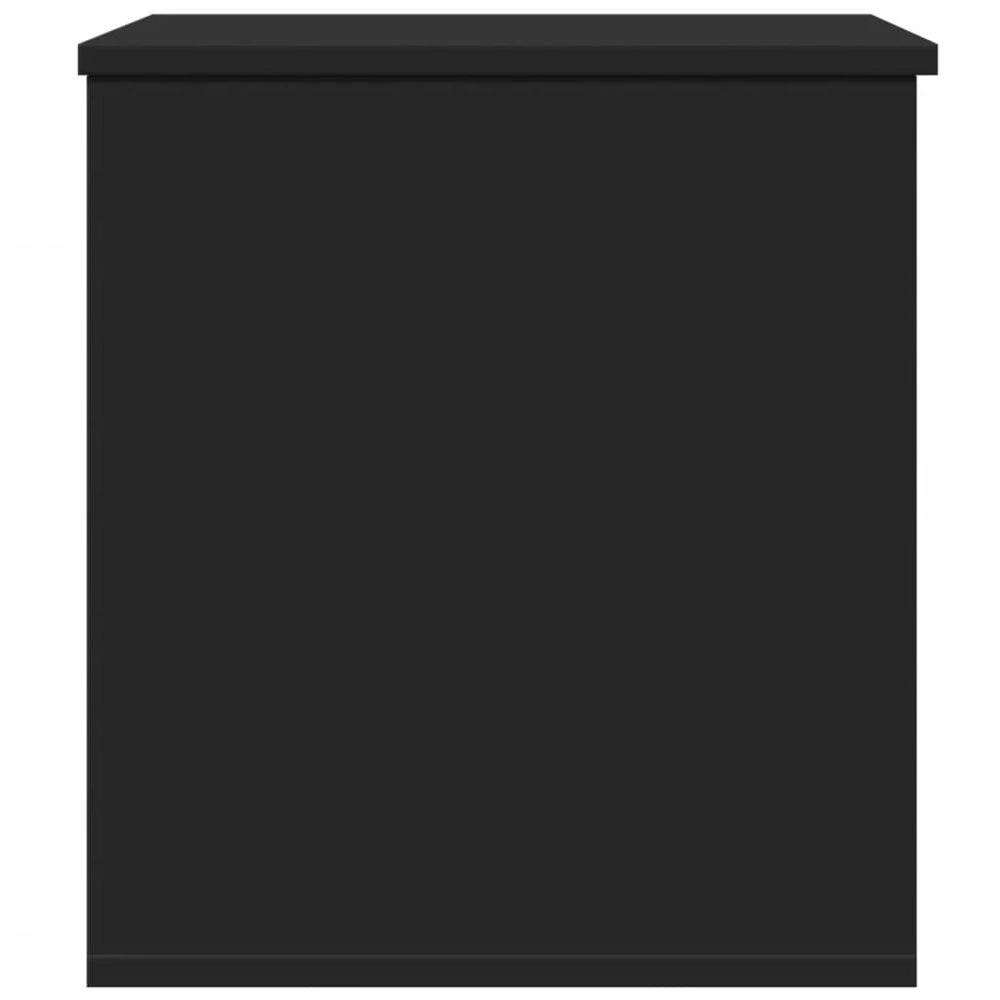vidaXL Storage Box Black 60x42x46 cm vidaXL Engineered Wood - Uncategorized Storage Box