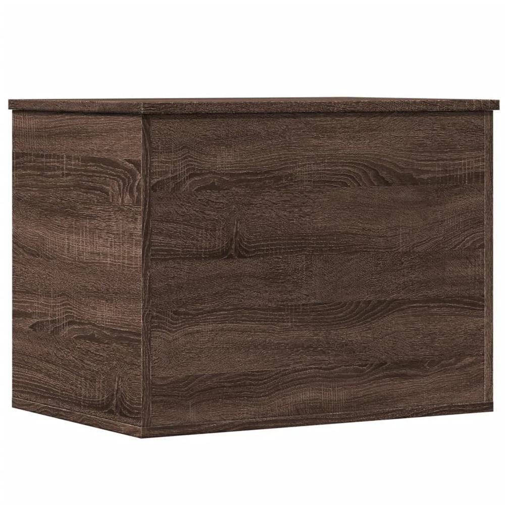 vidaXL Storage Box Brown Oak 60x42x46 cm vidaXL Engineered Wood - Uncategorized Storage Box