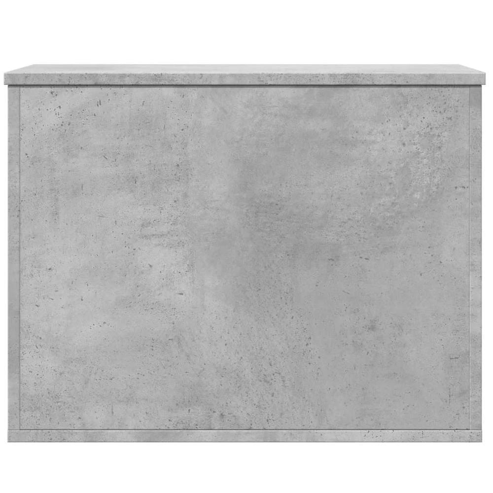 Storage Box Concrete Grey 60x42x46 cm vidaXL Engineered Wood by vidaXL