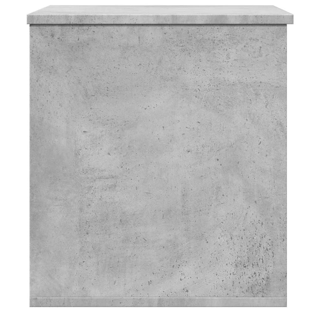 Storage Box Concrete Grey 60x42x46 cm vidaXL Engineered Wood by vidaXL
