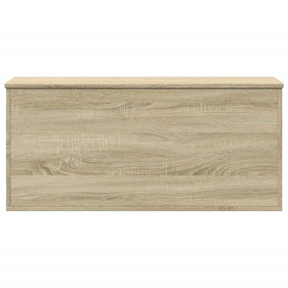vidaXL Storage Box Sonoma Oak 100x42x46 cm vidaXL Engineered Wood - Uncategorized Storage Box