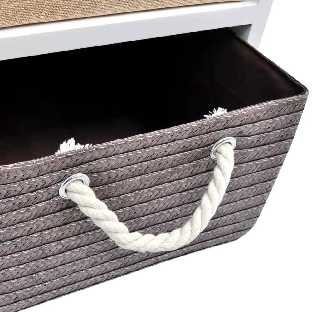 vidaXL Storage Cabinet 4 Drawers Wood vidaXL - Uncategorized Storage Box