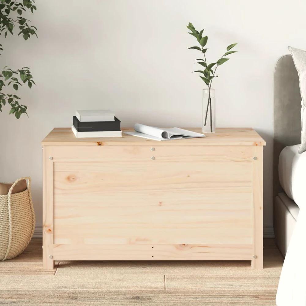 vidaXL Storage Box 80x40x45.5 cm vidaXL Solid Wood Pine - Uncategorized Storage Box