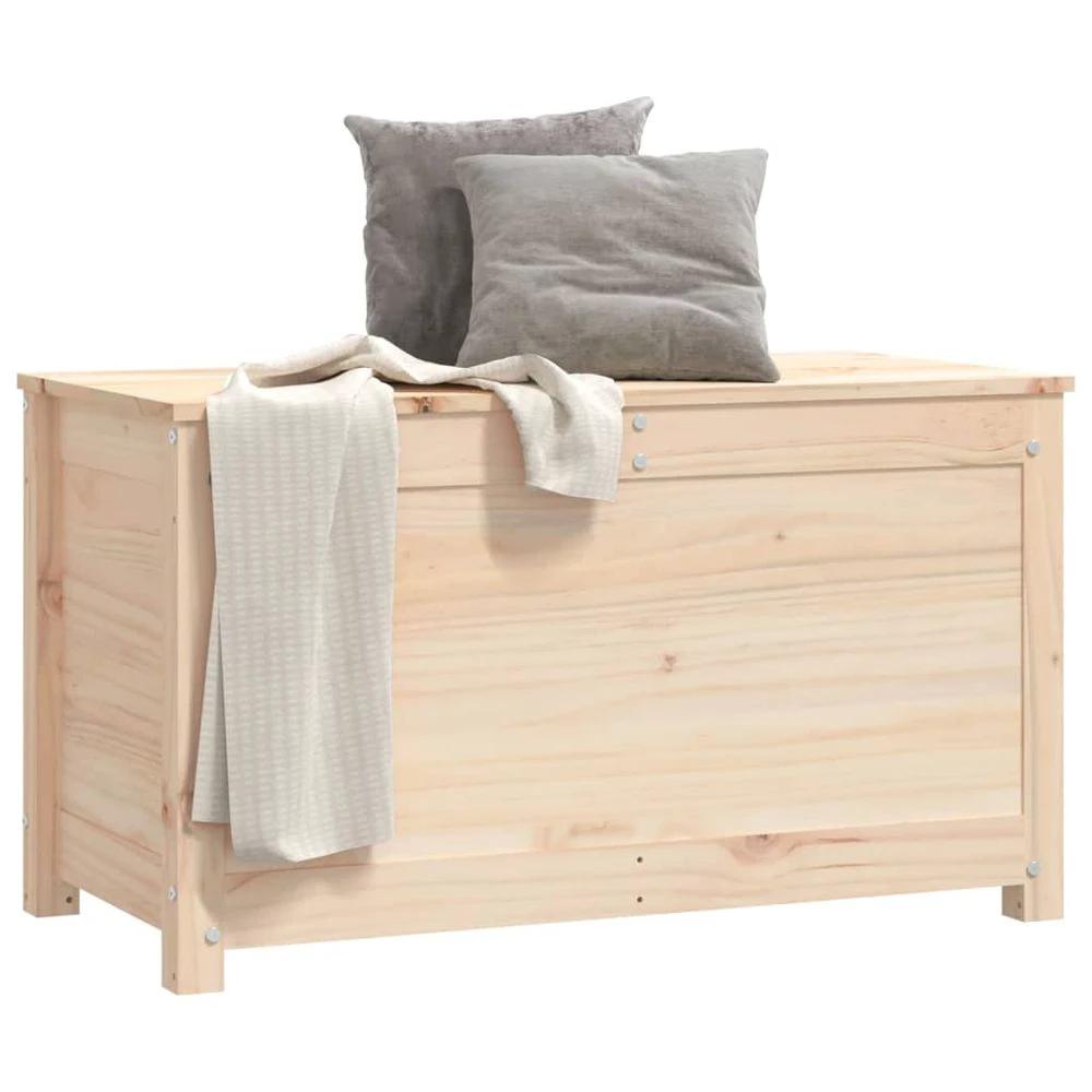 vidaXL Storage Box 80x40x45.5 cm vidaXL Solid Wood Pine - Uncategorized Storage Box