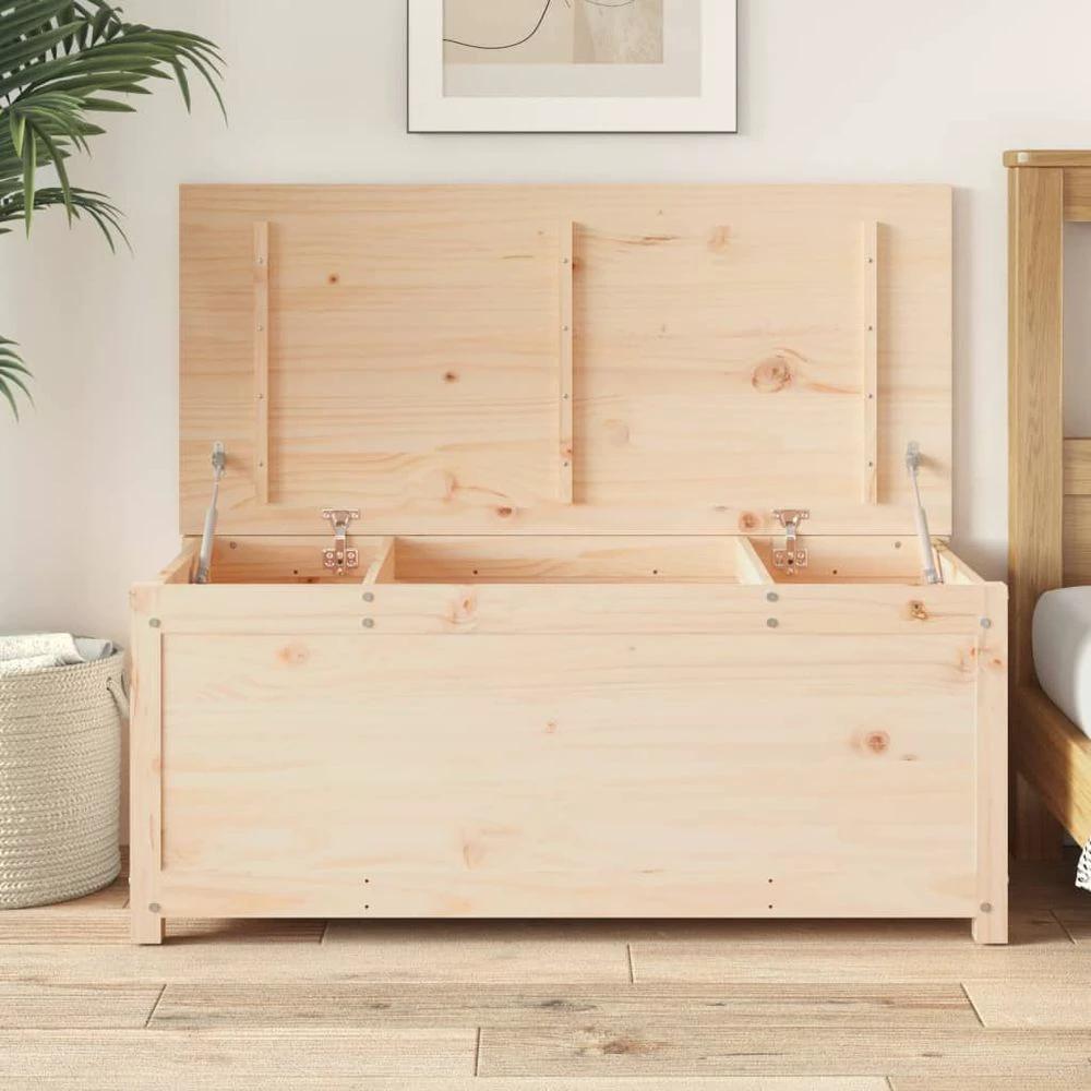 vidaXL Storage Box 80x40x45.5 cm vidaXL Solid Wood Pine - Uncategorized Storage Box