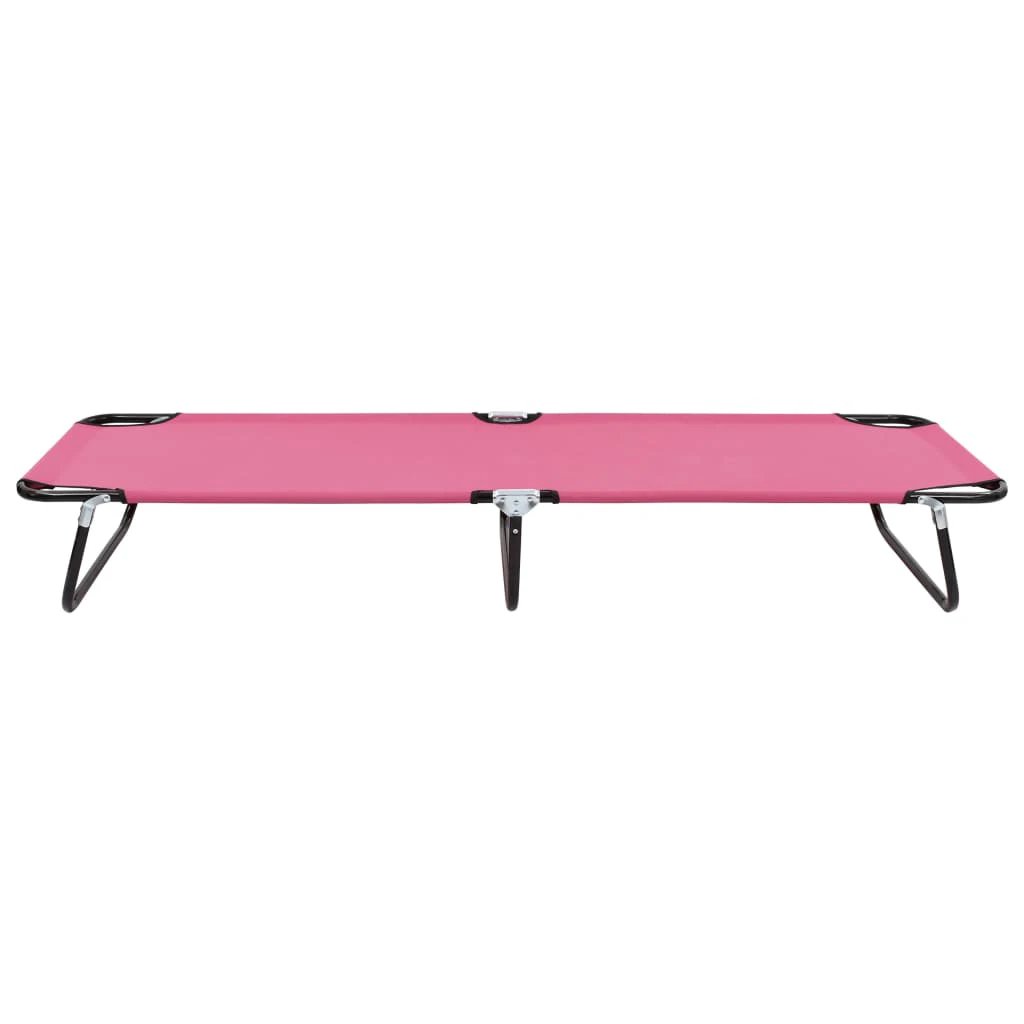 vidaXL Folding Sun Lounger Blue Steel - Sun Lounger from vidaXL