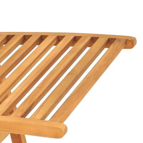 vidaXL Sun Lounger Solid Teak Wood - Sun Lounger